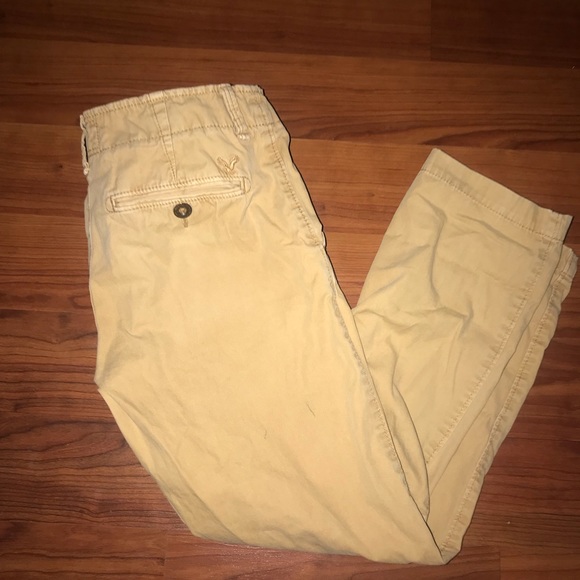 American Eagle Outfitters Other - men’s khaki american eagle jeans. worn once.